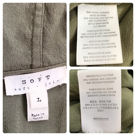 JOIE (SOFT) - Biltmore B Jumpsuit in Deep Lichen Green - L - Picture 5 of 16